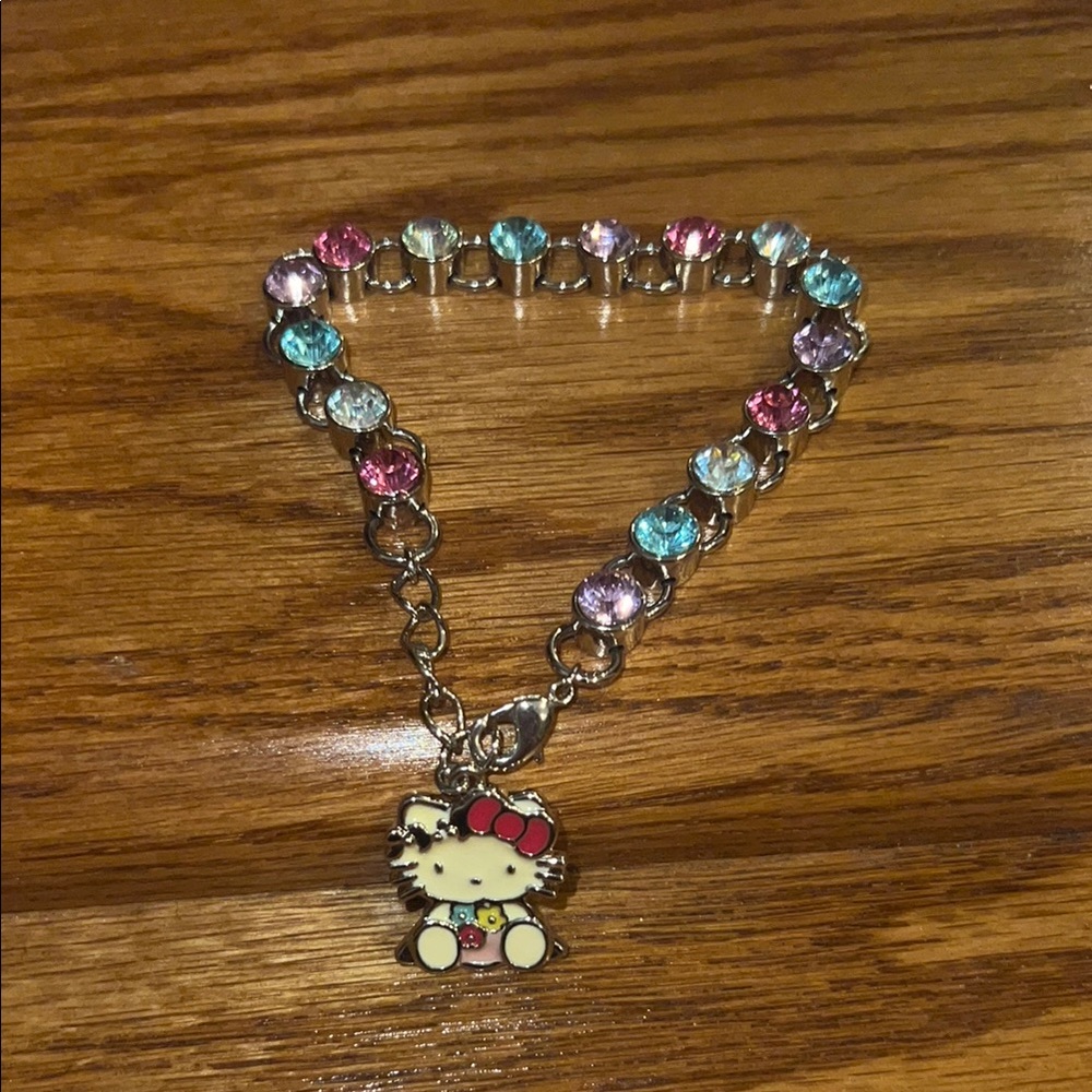 Hello Kitty Pink and Blue Charm Jewelry